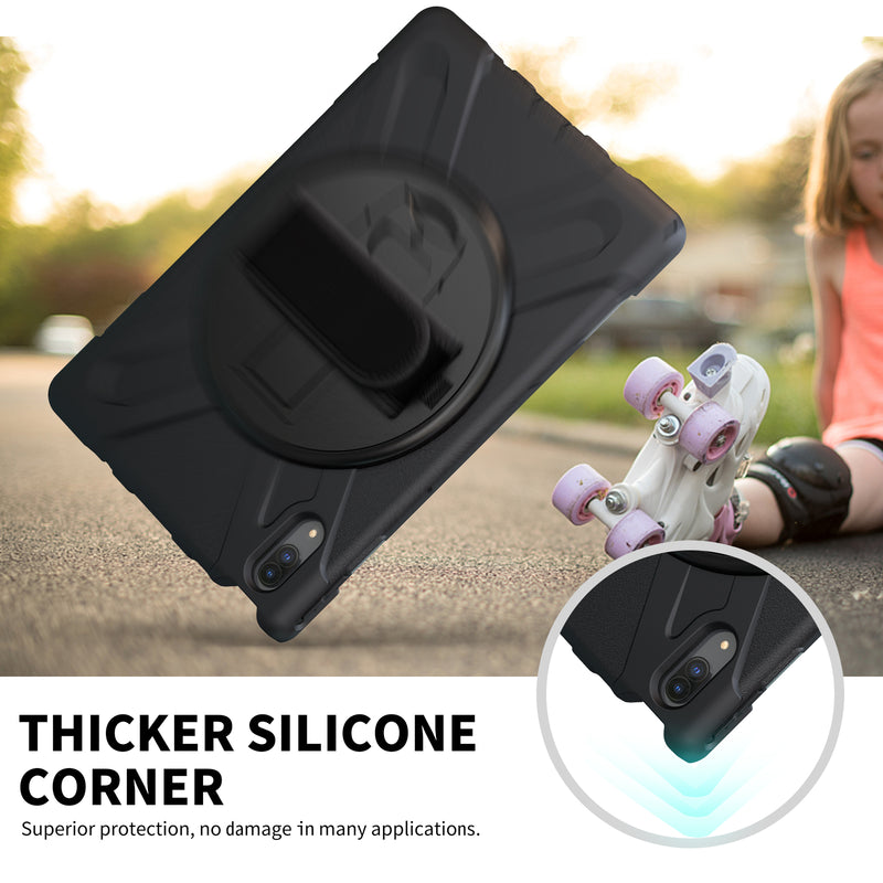 Cargue la imagen en el visor de la galería, Lenovo Tab P11 11" Inch Tablet (TB-J606 & J616) 360 Rotation Heavy Duty Kid Friendly Handle Case - Polar Tech Australia