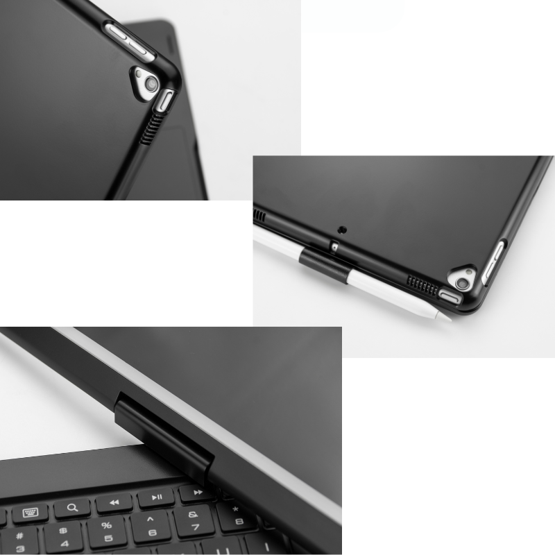Cargue la imagen en el visor de la galería, 360 Degree Rotating Wireless Touchpad Keyboard Cover Case for iPad 7/8/9 10.2'' 7/8/9th Gen 2019/2020/2021 - KIBO