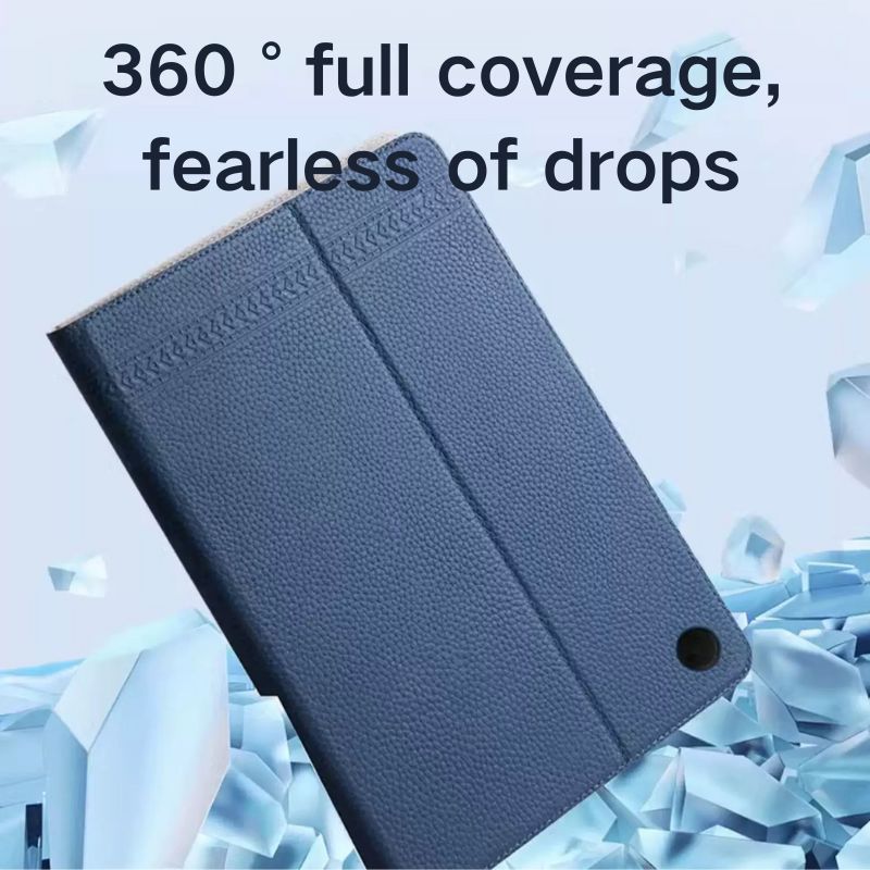 Load image into Gallery viewer, Samsung Galaxy Tab A9 2023 8.7" (SM-X110/X115) - Soft Full Cover Genuine Leather Slim Flip Cover Case - i-Station Mobile Phone & Electronic Device Repair and Accessories