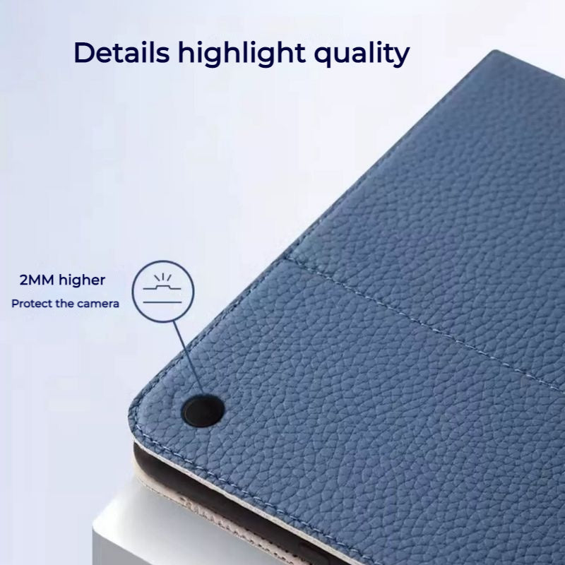 Load image into Gallery viewer, Samsung Galaxy Tab A9 2023 8.7" (SM-X110/X115) - Soft Full Cover Genuine Leather Slim Flip Cover Case - i-Station Mobile Phone & Electronic Device Repair and Accessories