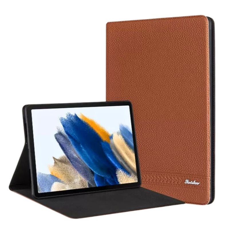 Load image into Gallery viewer, Samsung Galaxy Tab A9 2023 8.7" (SM-X110/X115) - Soft Full Cover Genuine Leather Slim Flip Cover Case - i-Station Mobile Phone & Electronic Device Repair and Accessories