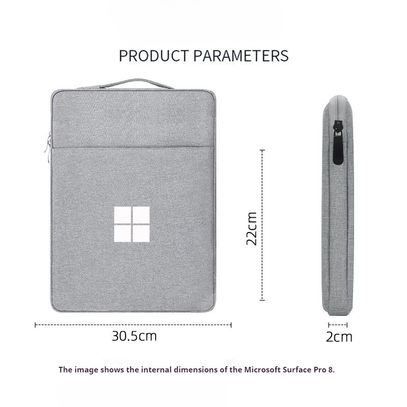 Chargez l'image dans la visionneuse de la galerie, Microsoft Surface Pro X (1876) - Business Handbag Case Sleeve With Power Bank Bag - Polar Tech Australia
