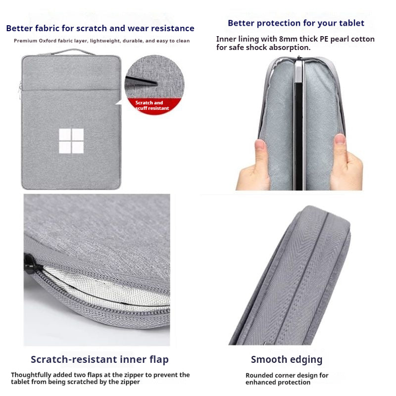 Chargez l'image dans la visionneuse de la galerie, Microsoft Surface Pro X (1876) - Business Handbag Case Sleeve With Power Bank Bag - Polar Tech Australia
