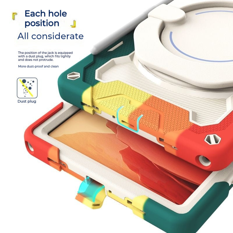 Load image into Gallery viewer, Samsung Galaxy Tab A9 2023 8.7" (SM-X110 / X115) - 360 Degree Fully Wrapped Silicone Shockproof Case With Holder - Polar Tech Australia