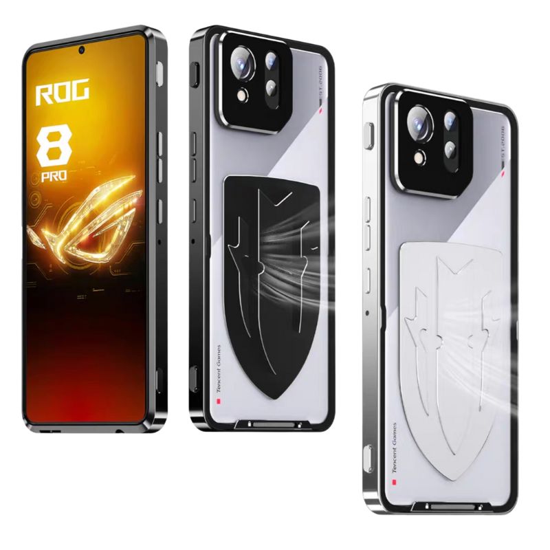 Cargue la imagen en el visor de la galería, ASUS Rog Phone 8 & 8 Pro - Transparent Cooling Phone Essentials Series Case With Metal Lens Cover - Polar Tech Australia