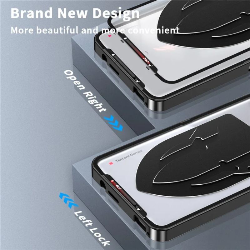 Cargue la imagen en el visor de la galería, ASUS Rog Phone 8 & 8 Pro - Transparent Cooling Phone Essentials Series Case With Metal Lens Cover - Polar Tech Australia