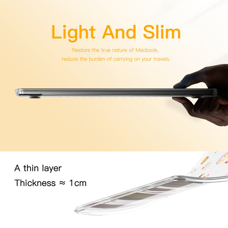 Load image into Gallery viewer, Apple MacBook Air 13.6" (A2681 & A3113) - Cute Cartoon Transparent Shockproof & Slim Case - Polar Tech Australia