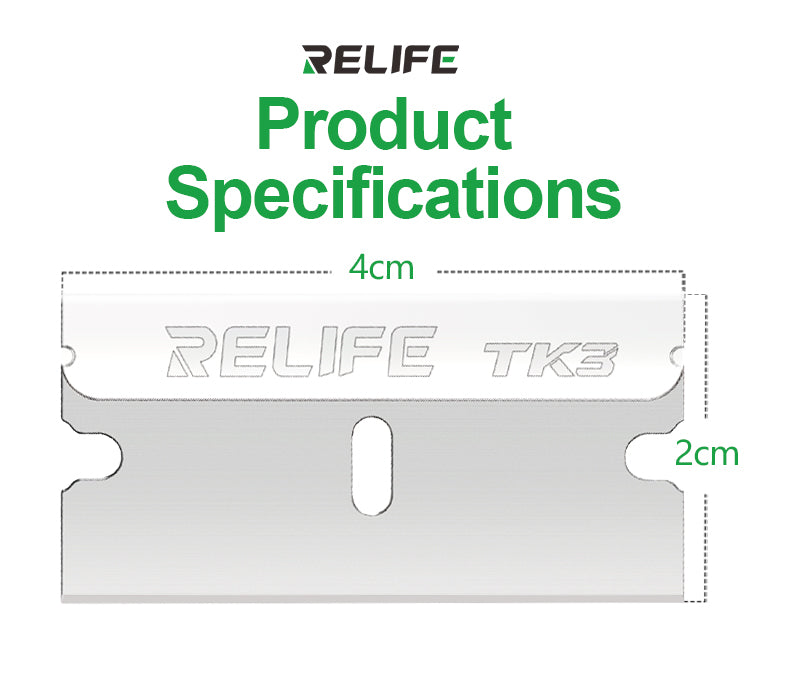 Load image into Gallery viewer, RELIFE TK3 Mobile Phone Repair Blade/100 pieces