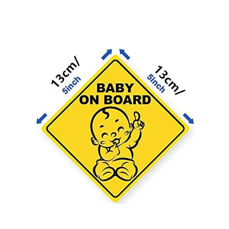 Cargue la imagen en el visor de la galería, Universal Stylish Baby On Board Car Sticker Safety Sign For Reflective & Weatherproof Safety Sticker - i-Station Mobile Phone & Electronic Device Repair and Accessories