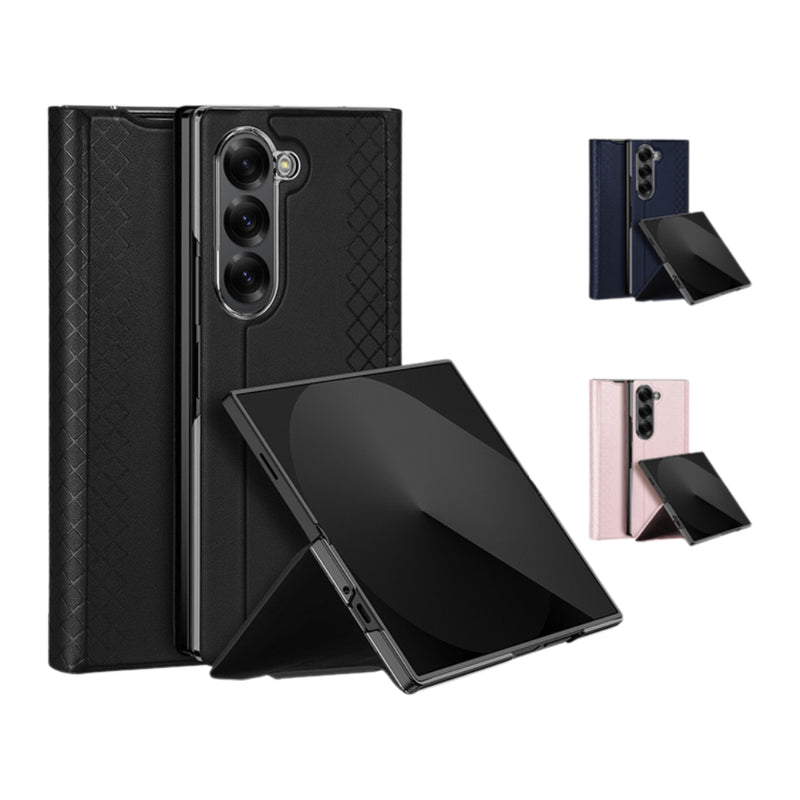 Chargez l'image dans la visionneuse de la galerie, Samsung Galaxy Z Fold7 5G - DUX DUCIS Bril Series PU + TPU Phone Case - Polar Tech Australia
