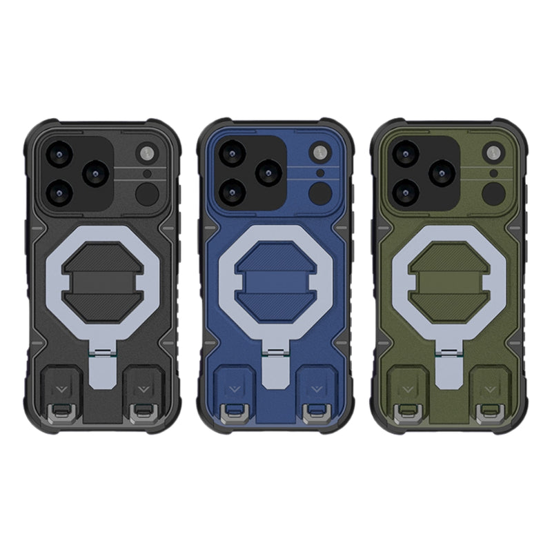 Cargue la imagen en el visor de la galería, Apple iPhone 17 - Shockproof MagSafe Holder Phone Case with Strap - Polar Tech Australia