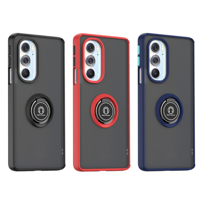 Cargue la imagen en el visor de la galería, Motorola Moto G35 - Armor Matte Magnetic Ring Stand Case - Polar Tech Australia