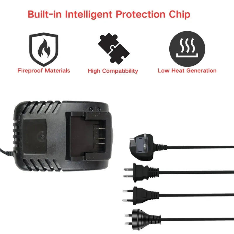 Cargue la imagen en el visor de la galería, Replacement Fast Charger For DongCheng 18V-3A Tool Battery - Polar Tech Australia