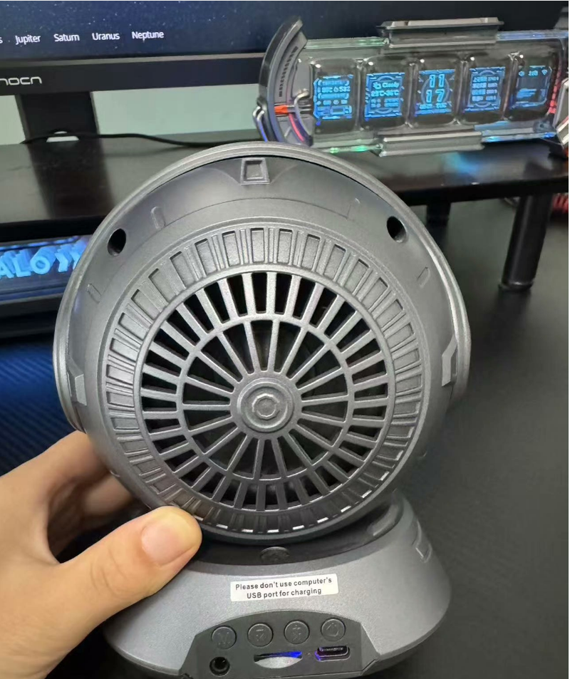 Load image into Gallery viewer, Magnetic Fluid Speaker, Dancing Ferrofluid Music Rhythm Lamp, 360° Surround Sound Touch Wireless Bluetooth Speaker Living Room Desktop