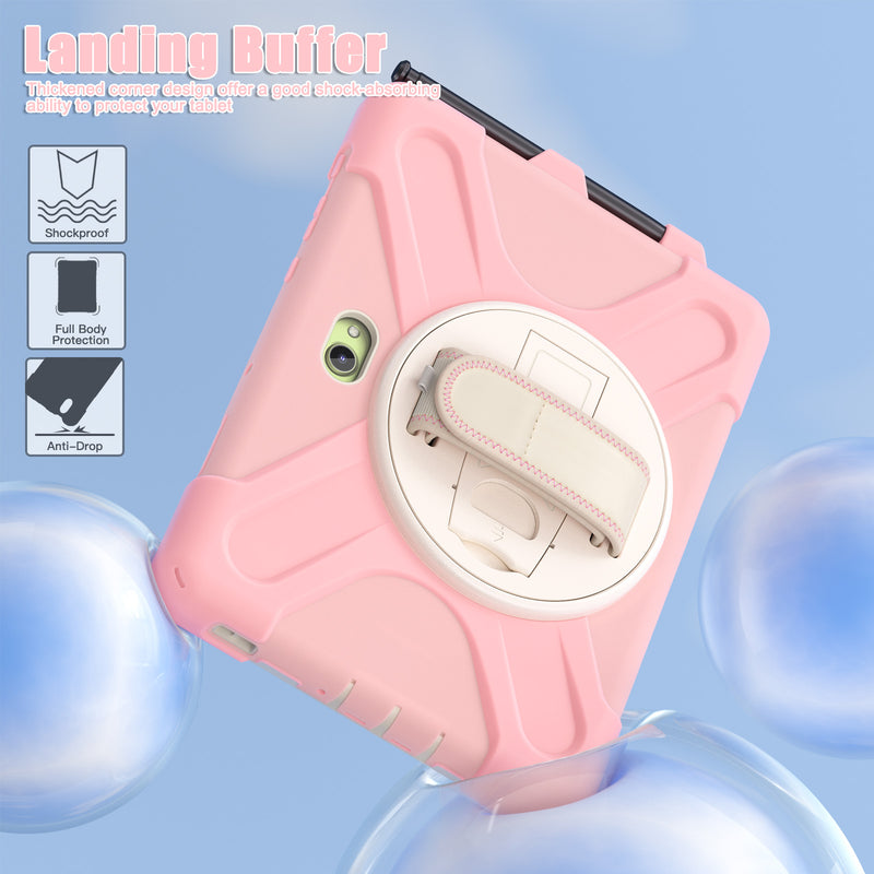 Load image into Gallery viewer, Samsung Galaxy Tab Active Pro / Active 4 Pro / Active 5 Pro Series - Heavy Duty 360 Degree Rotate Stand Hand Strap Case With Shoulder Strap - Polar Tech Australia