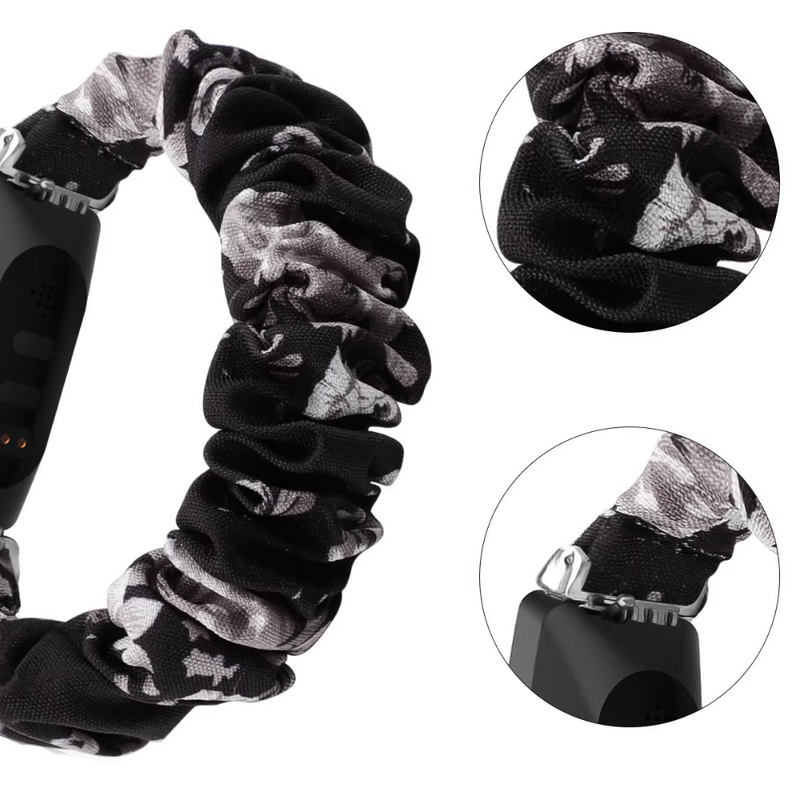 Cargue la imagen en el visor de la galería, Elastic Scrunchie Band for Fitbit Inspire 1 / Inspire HR / Inspire 2 / Inspire 3 – Replacement Strap - Polar Tech Australia