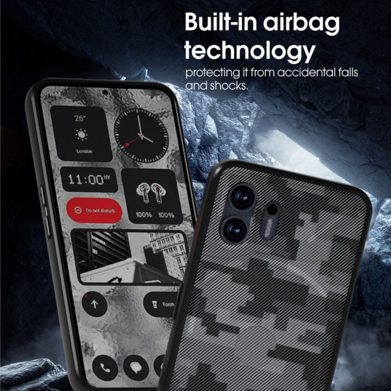 Chargez l'image dans la visionneuse de la galerie, Nothing Phone (2) - IBMRS Camouflage Shockproof Transparent Matte Phone Case - Polar Tech Australia