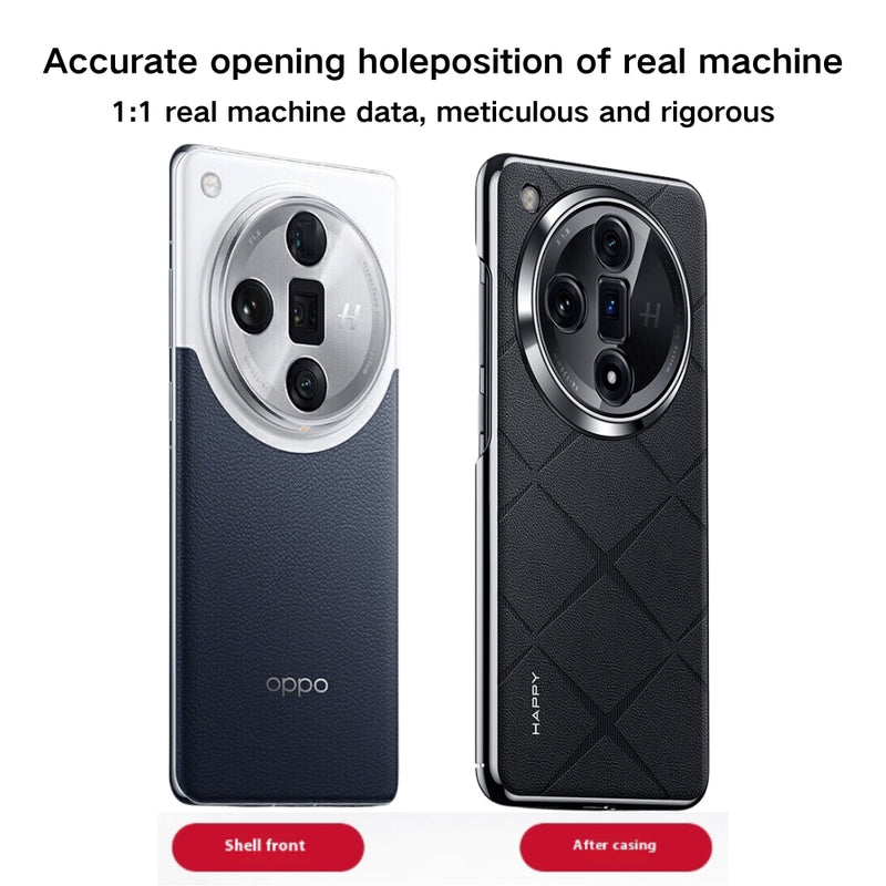 Chargez l'image dans la visionneuse de la galerie, OPPO Find X7/Ultra - Plain Leather PC Phone Case - Polar Tech Australia