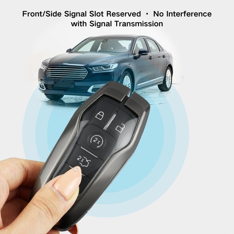 Load image into Gallery viewer, Ford Mustang Zinc Alloy Leather Car Key Fob Case Cover - Polar Tech Australia