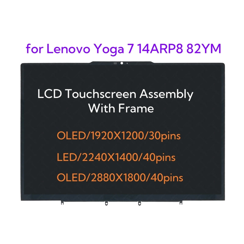 Load image into Gallery viewer, Lenovo Yoga 7 & 7i-14IAL7 & Yoga 7i-14IRL8 14 Inch Touch Digitizer Display LCD Screen Assembly - Polar Tech Australia