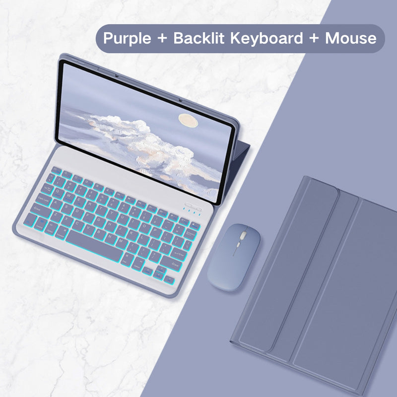 Chargez l'image dans la visionneuse de la galerie, Lenovo Tab M11 11.0" 2024 (TB-330XU/330FU) - Detachable Magnetic Bluetooth Keyboard Case With Backlight and Mouse - Polar Tech Australia
