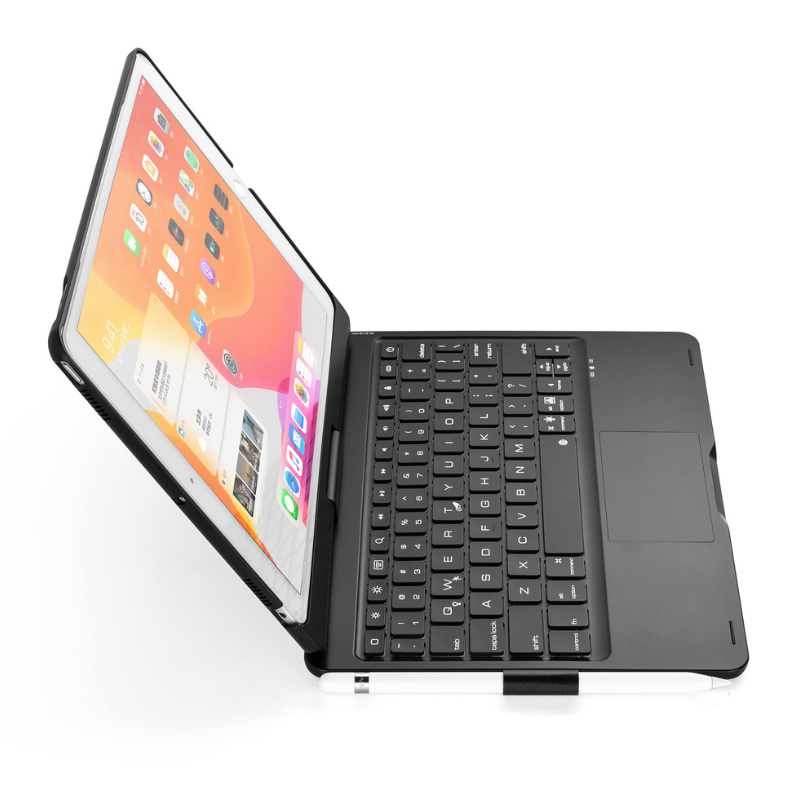 Cargue la imagen en el visor de la galería, 360 Degree Rotating Wireless Touchpad Keyboard Cover Case for iPad 10“/11” 10/11th Gen 2022/2025 - KIBO