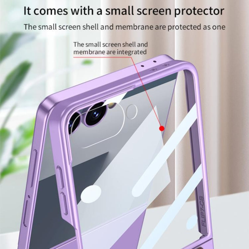 Chargez l'image dans la visionneuse de la galerie, Samsung Galaxy Z Flip7 5G - Integrated Ultra-thin Wristband Holder Phone Case - Polar Tech Australia