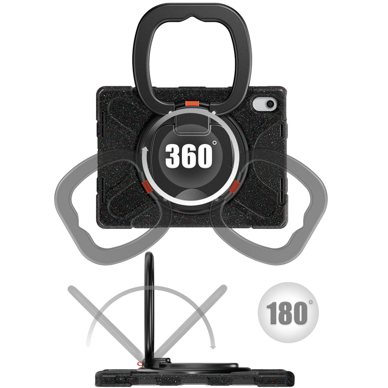 Cargue la imagen en el visor de la galería, Apple iPad 10th 2022 10.9“ EVA Kid Friendly Heavy Duty Ring Holder Stand Case - Polar Tech Australia