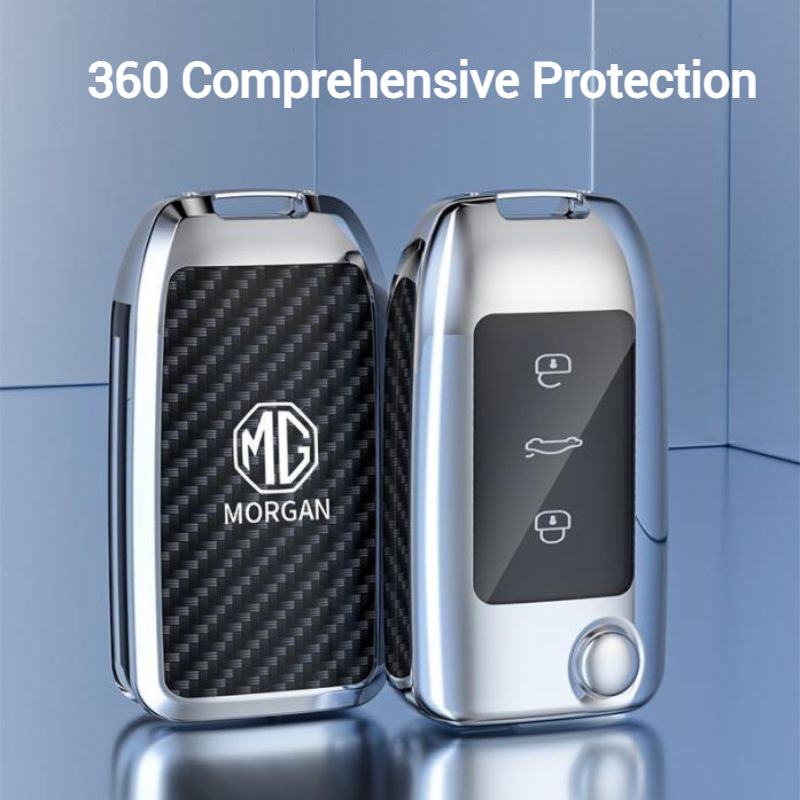 Load image into Gallery viewer, MG Zinc Alloy + TPU Smart Car Key Fob Case Cover For MG3, MG5, MG6, MG7, GT, GSF, ONE, ZS, EV EZS, HS, EHS,ONE - Polar Tech Australia