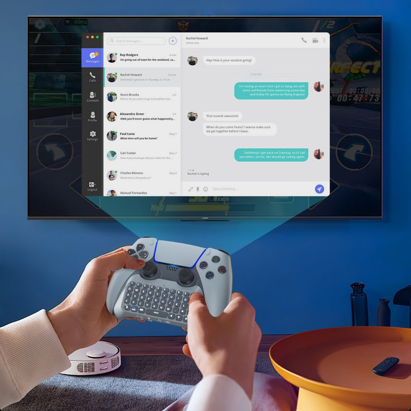 Load image into Gallery viewer, PS5 Keyboard 2.4G Wireless Chatpad for PS5 Controller (Controller not Included)