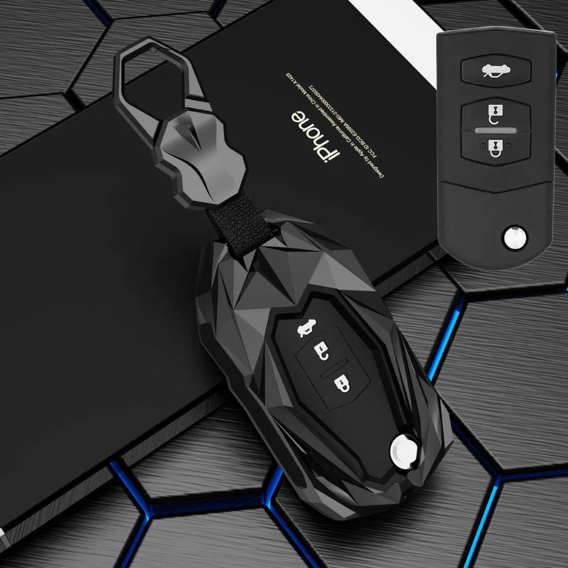 Chargez l'image dans la visionneuse de la galerie, Mazda Zinc Alloy Car Key Fob Cover Case Remote For Mazda 2, 3, 5, 6, CX-3, CX-5, CX-7, CX-9 - Polar Tech Australia