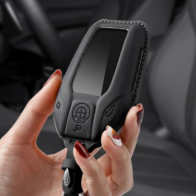 Load image into Gallery viewer, BMW Leather Car Key Fob Case Cover For 1, 2, 3, 5, 7 Series, X1, X3, X5, X6, X7, ix1, ix40, ix50, i8 - Polar Tech Australia