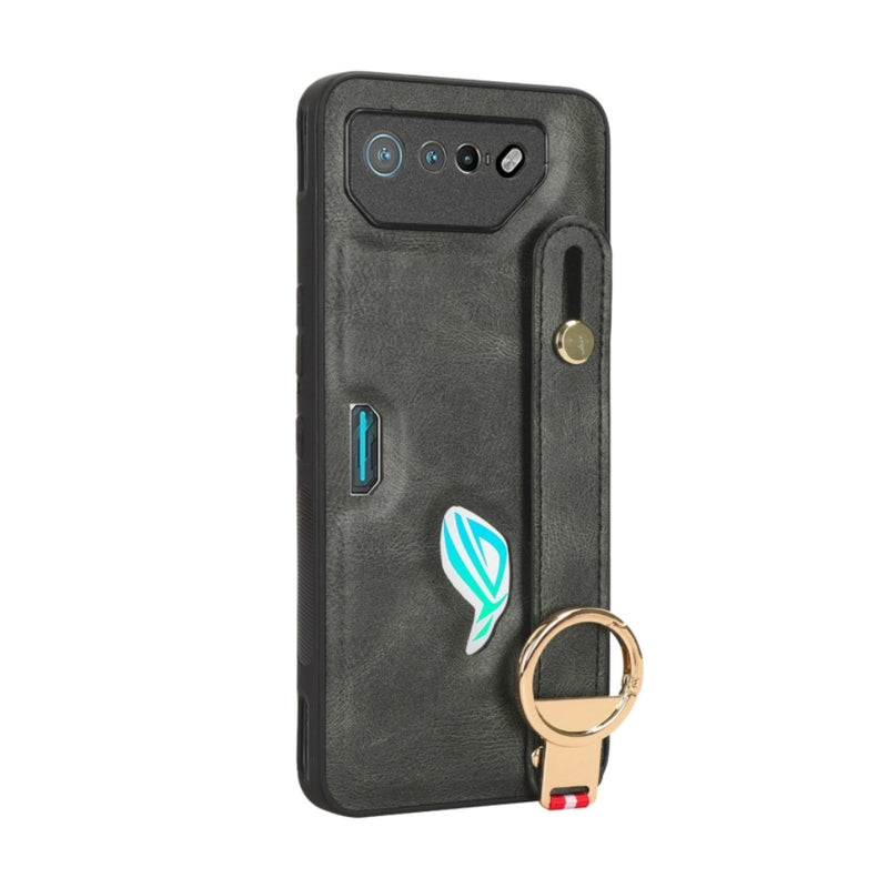 Load image into Gallery viewer, Asus ROG Phone 5 - Wristband Leather Back Phone Case - Polar Tech Australia