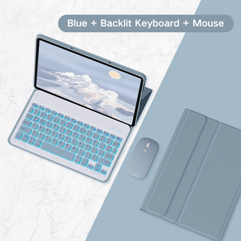Chargez l'image dans la visionneuse de la galerie, Lenovo Tab M11 11.0" 2024 (TB-330XU/330FU) - Detachable Magnetic Bluetooth Keyboard Case With Backlight and Mouse - Polar Tech Australia