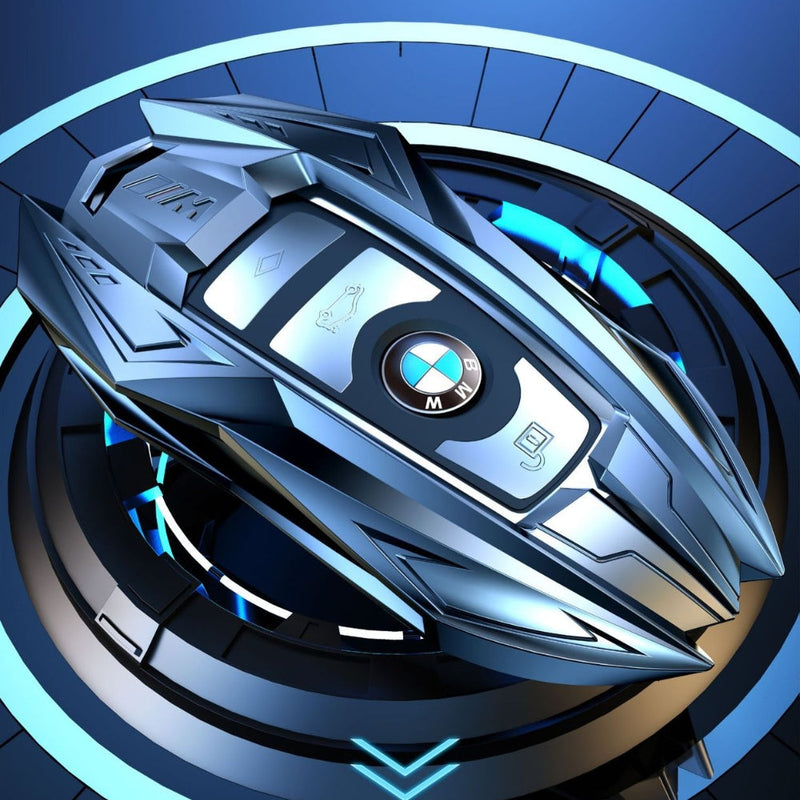 Load image into Gallery viewer, BMW Mecha Style Zinc Alloy Car Key Fob Case Cover For 1, 3, 5, 7 Series,X1, X3, X5, X6, X7 - Polar Tech Australia