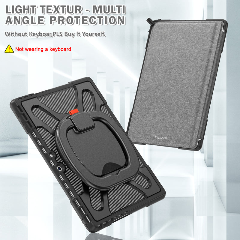 Load image into Gallery viewer, Microsoft Surface Pro 8 (1983) - 360 Degree Rotate Shockproof Heavy Duty Tough Stand Case Cover With Pen Holder - Polar Tech Australia