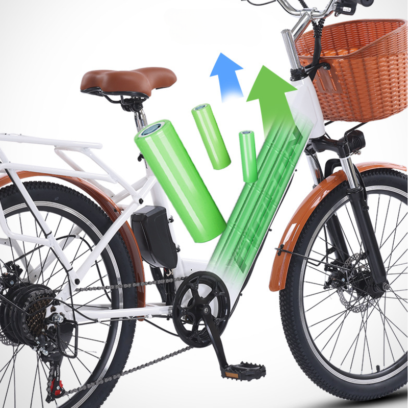 Load image into Gallery viewer, Flying Pigeon 350W 24 inch Wheel Type High Power Long Range Electric Bike Bicycle - Polar Tech Australia