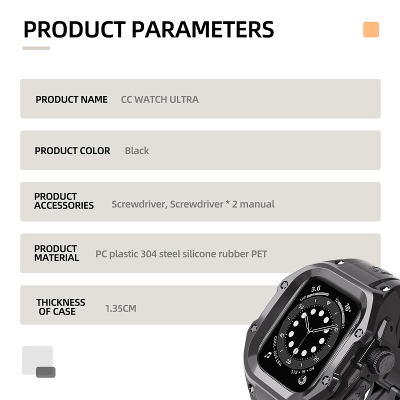 Load image into Gallery viewer, Apple Watch Ultra 1/2 49mm Full Covered Water Proof Portection Heavy Duty Life Proof Case - Polar Tech Australia