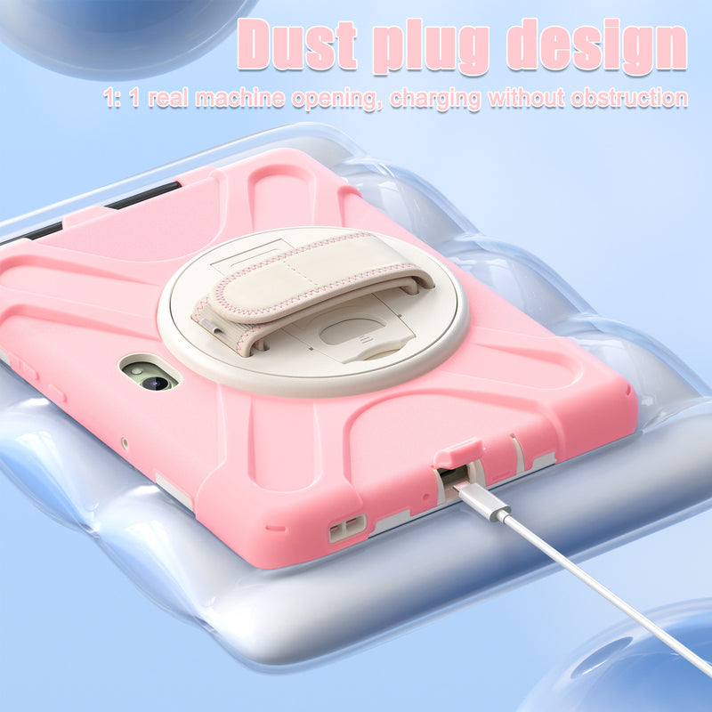 Load image into Gallery viewer, Samsung Galaxy Tab Active Pro / Active 4 Pro / Active 5 Pro Series - Heavy Duty 360 Degree Rotate Stand Hand Strap Case With Shoulder Strap - Polar Tech Australia