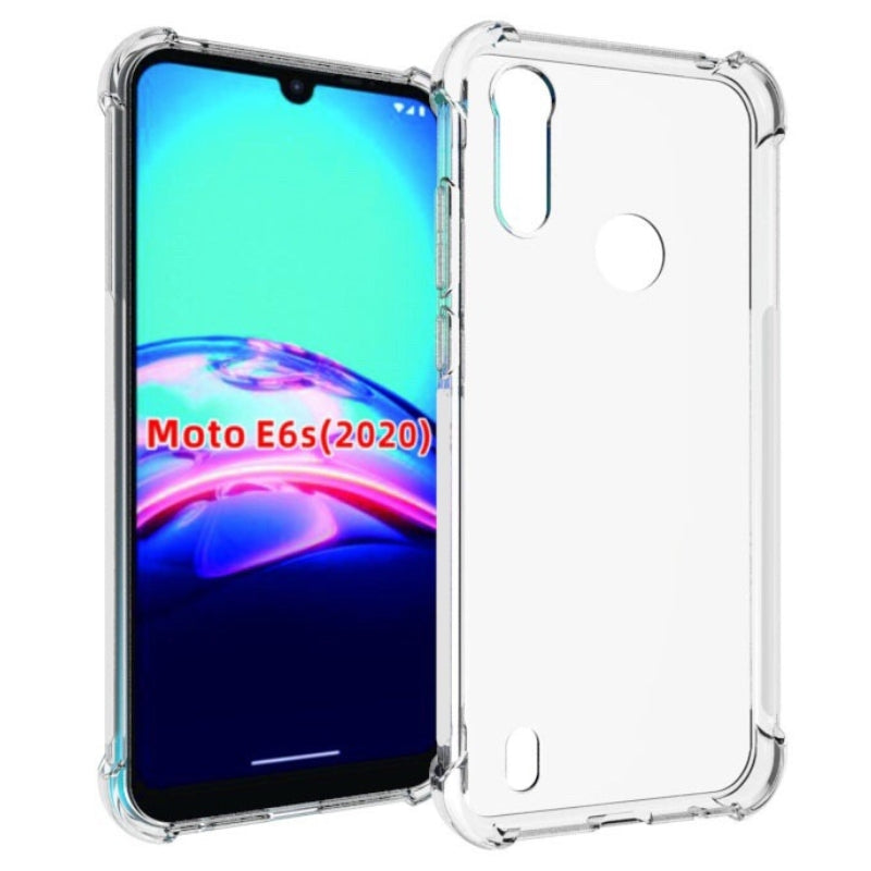 Load image into Gallery viewer, Motorola Moto E6s 2020 - AirPillow Cushion Transparent Soft Clear TPU Four Corners Protective Case - Polar Tech Australia