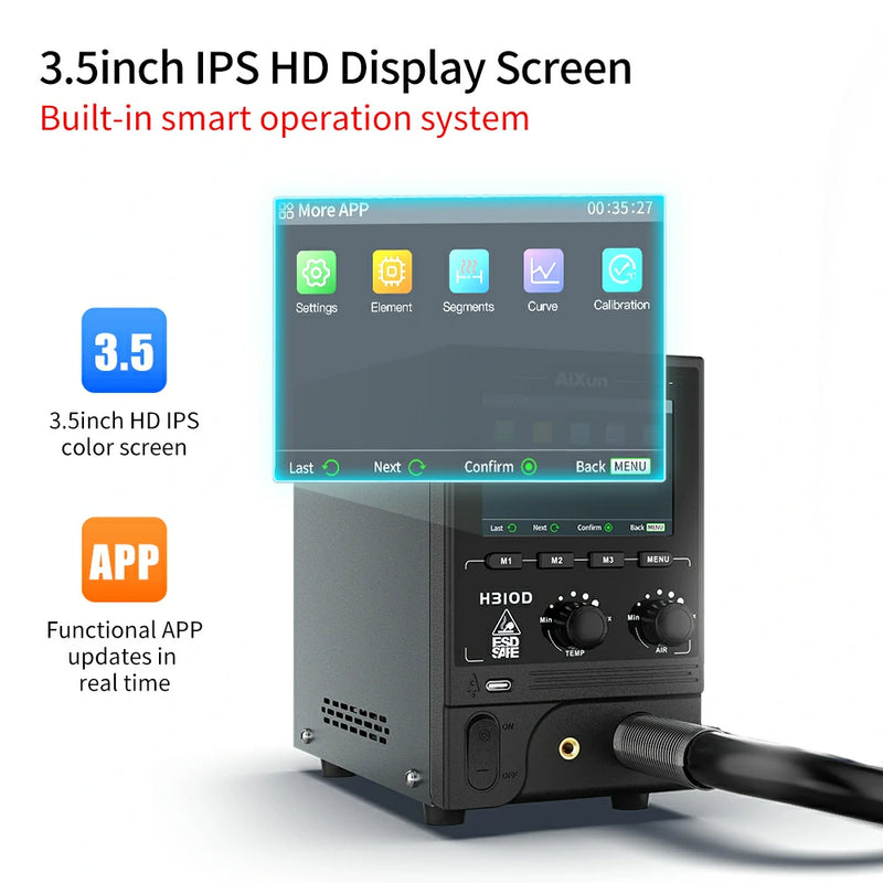 Cargue la imagen en el visor de la galería, AiXun H310D Smart Hot Air Rework Station for BGA Repair - Polar Tech Australia