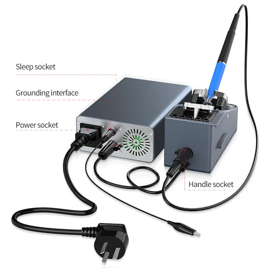 AiXun T3B 96W Micro Soldering Station for DIY Hobbyists – Precision, Efficiency, and Smart Technology - Polar Tech Australia
