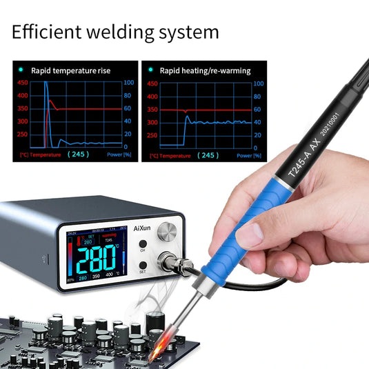 AiXun T3A 200W Temperature Controlled Quick Soldering Station – Precision, Speed, and Efficiency - Polar Tech Australia