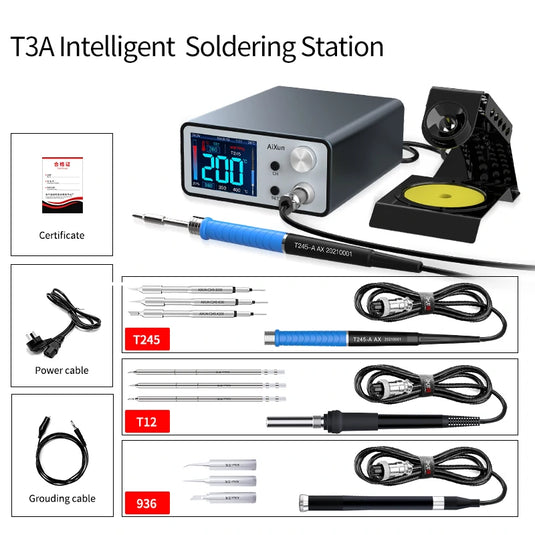 AiXun T3A 200W Temperature Controlled Quick Soldering Station – Precision, Speed, and Efficiency - Polar Tech Australia