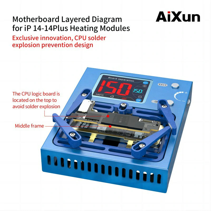 Cargue la imagen en el visor de la galería, AiXun iHeater Pro – Intelligent Desoldering Station for Mobile Mainboard Repair - Polar Tech Australia