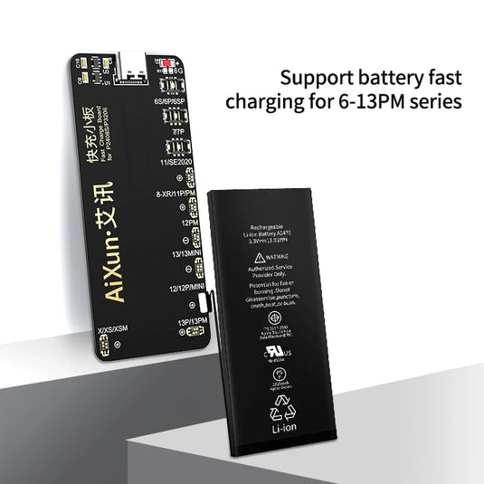 AiXun P2408S Battery Fast Charging Adaptor – Compatible with iPhone 6-13 Pro Max Series - Polar Tech Australia