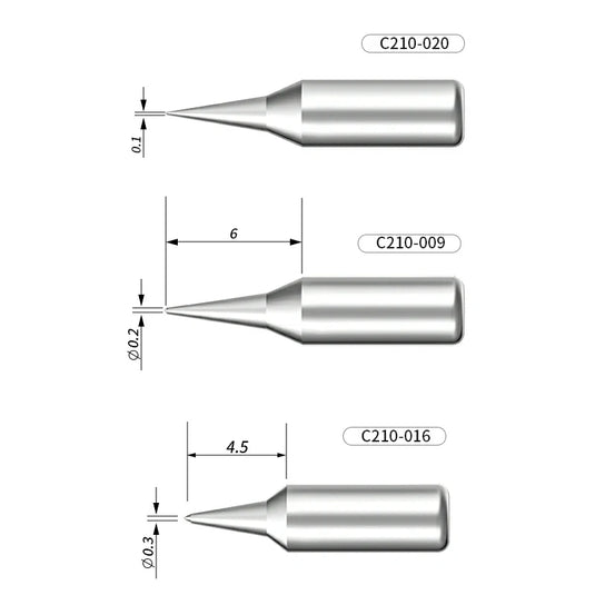 AiXun C210 Customized Soldering Iron Tips – High-Performance Replacement for Precision Soldering - Polar Tech Australia