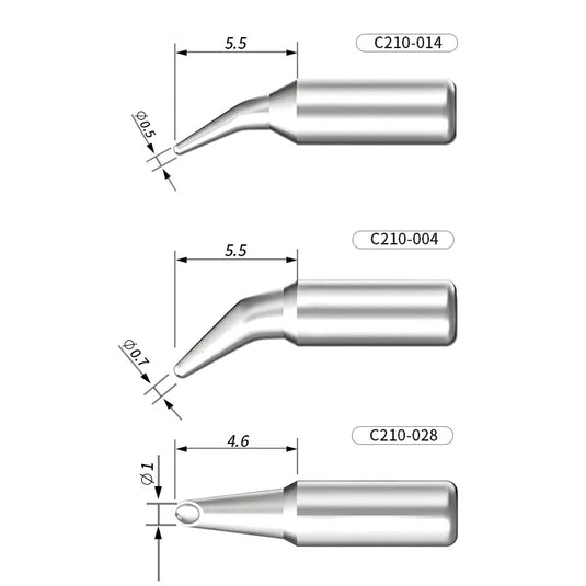 AiXun C210 Customized Soldering Iron Tips – High-Performance Replacement for Precision Soldering - Polar Tech Australia