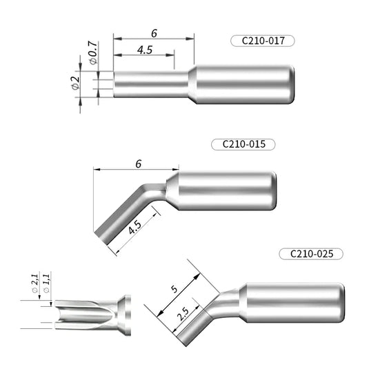 AiXun C210 Customized Soldering Iron Tips – High-Performance Replacement for Precision Soldering - Polar Tech Australia