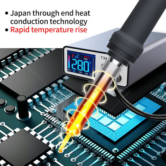 AiXun 936 Universal Lead-Free Silver Soldering Iron Tips – 5PCS Set - Polar Tech Australia